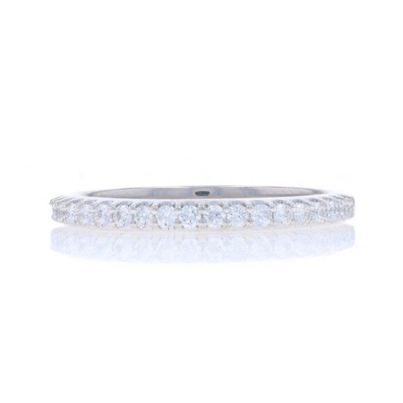 Platinum Diamond Wedding Band - Round Brilliant .50ctw Ring
